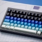 Poolcore Gradient Blue 104+37 PBT Dye-subbed Keycaps Set for Cherry MX Mechanical Gaming Keyboard